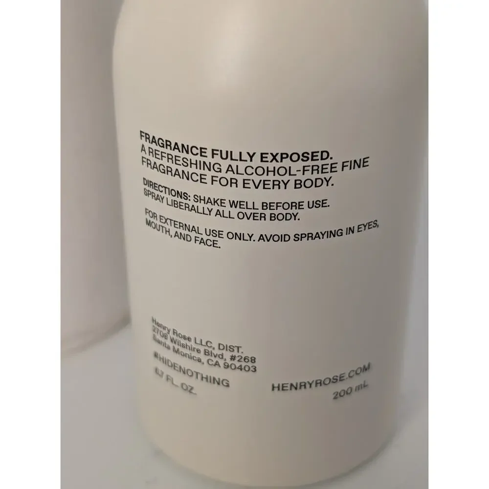 Henry Rose Mustang Sally Body Spray New Discontinued 6.7 oz 200ml Full Size